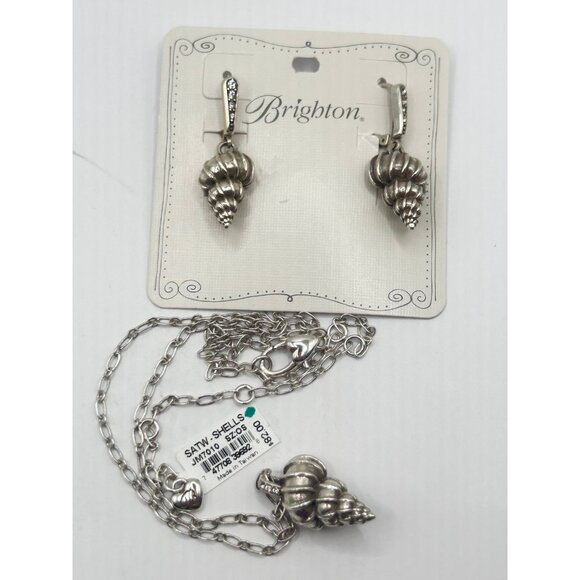 Brighton Shells Around the World necklace and earrings set NWT - Picture 1 of 10